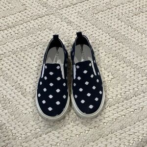 Old Navy Kids' Navy Polka Dot Slip-On Shoes